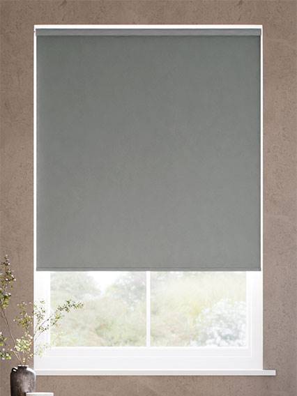 Cadiz Blackout Smoke Grey Roller Blind thumbnail image