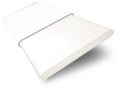 Atlanta Icy White & Igloo Wooden Blind swatch image